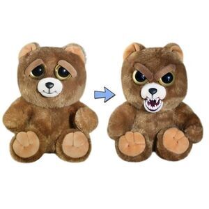 Feisty Pets Sir Growls A Lot 9 " Plush Stuffed Bear Turns Feisty With A Squeeze